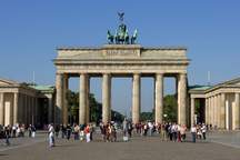 Brandenburg Gate in Berlin with space for events